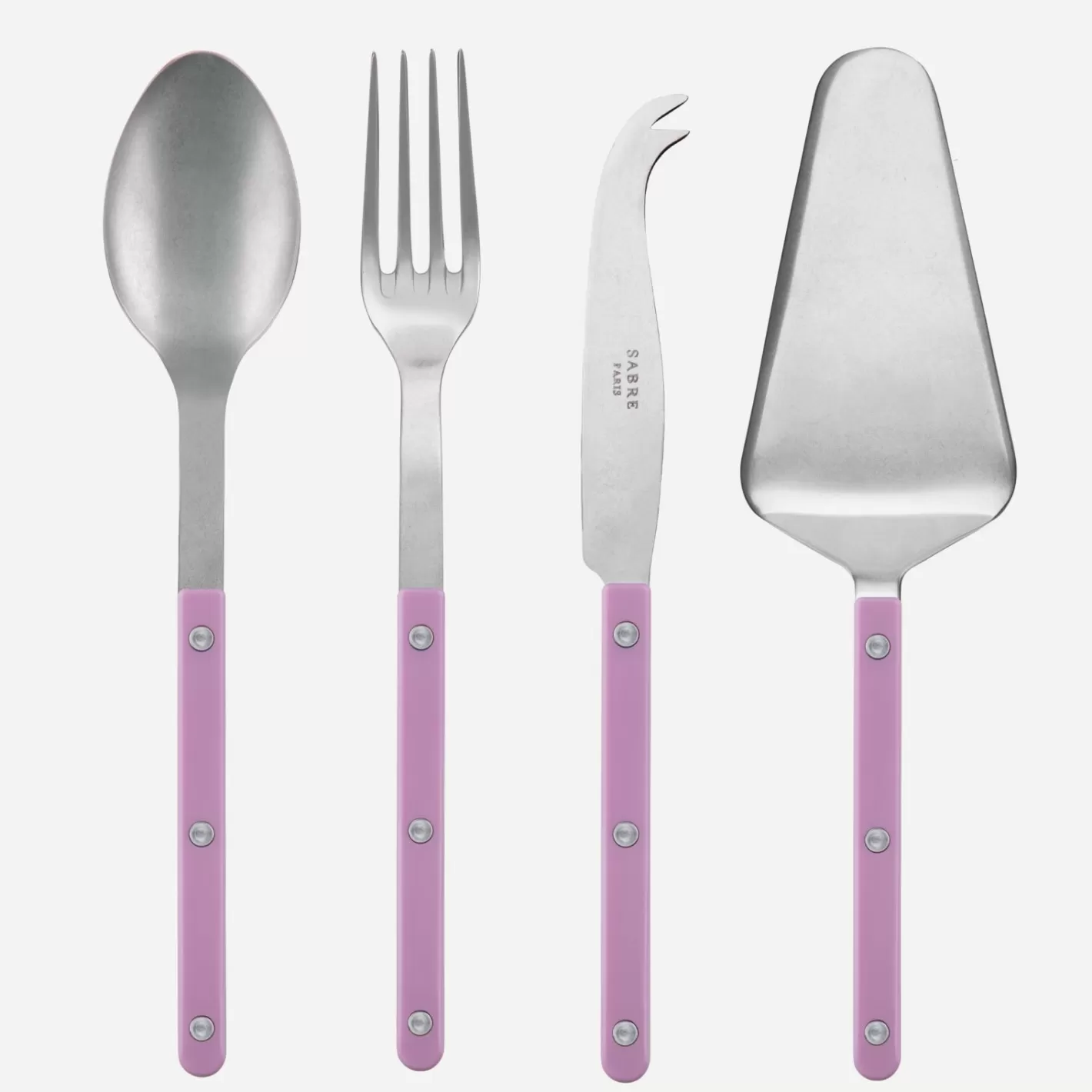 Sabre Paris Set Of 4 Must-Have Serving Pieces>Bistrot Vintage Solid, Pink