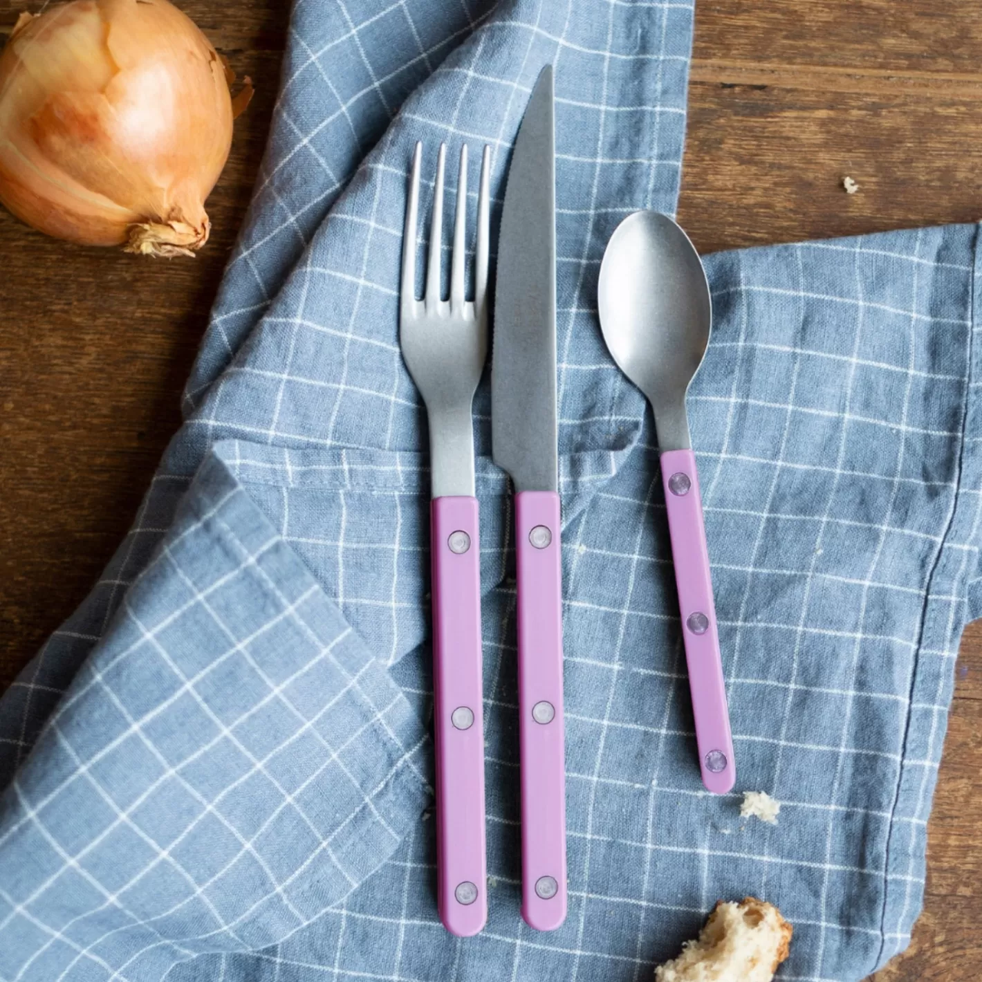 Sabre Paris Dinner Fork>Bistrot Vintage Solid, Pink