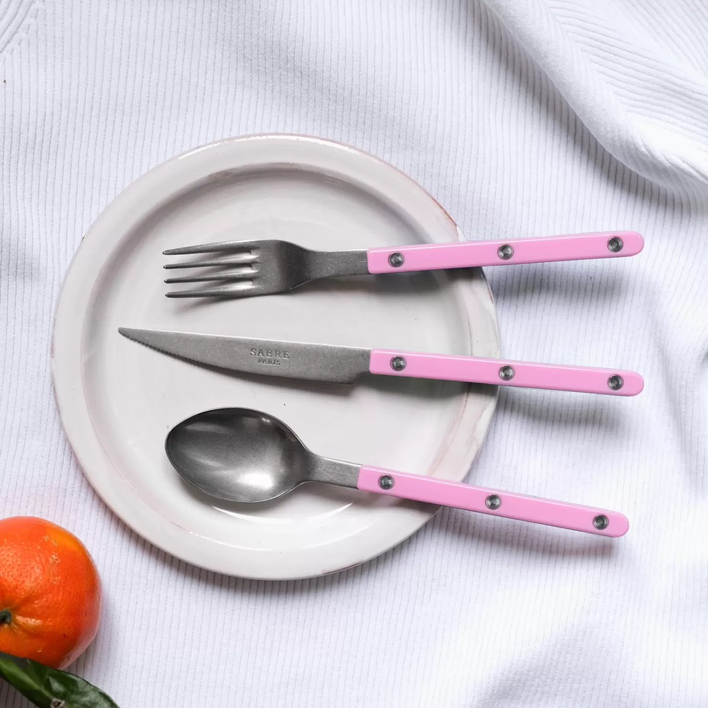 Sabre Paris Dessert Knife>Bistrot Vintage Solid, Pink