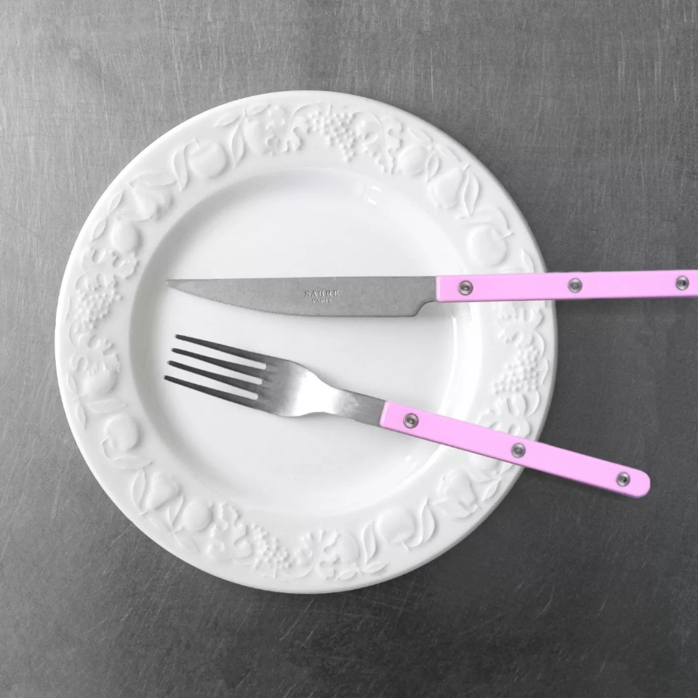 Sabre Paris Dinner Knife>Bistrot Vintage Solid, Pink