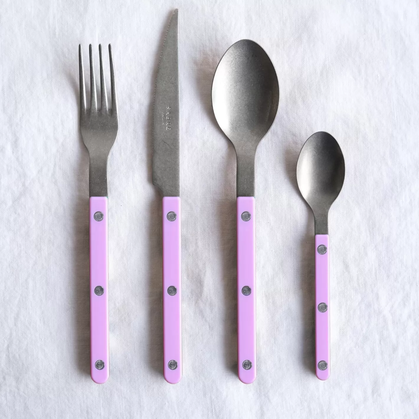Sabre Paris Dinner Knife>Bistrot Vintage Solid, Pink