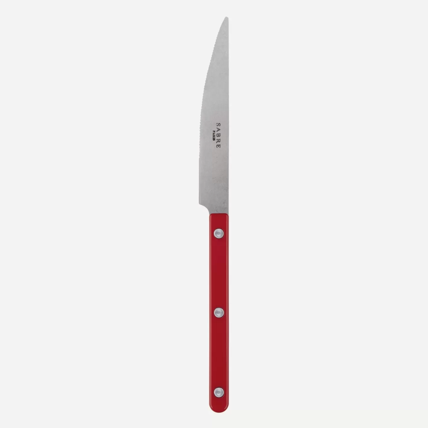 Sabre Paris Dinner Knife>Bistrot Vintage Solid, Red