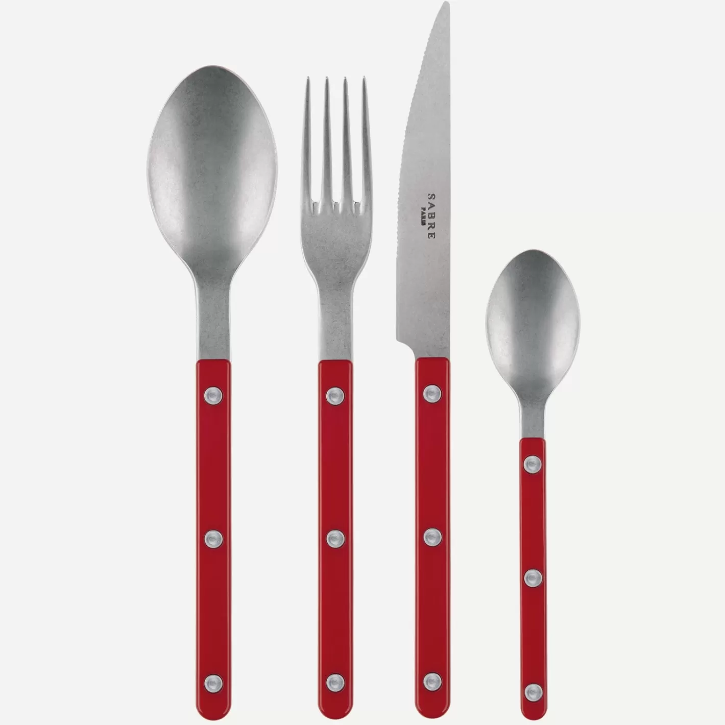 Sabre Paris 24 Pieces Set>Bistrot Vintage Solid, Red