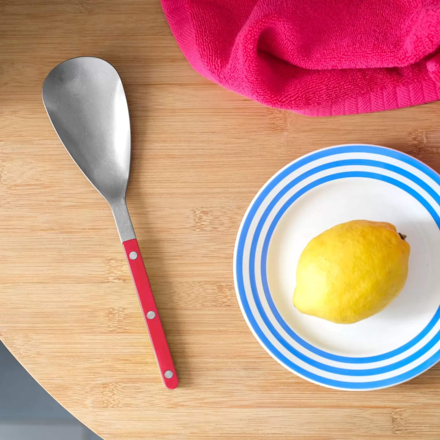 Sabre Paris Rice Spoon>Bistrot Vintage Solid, Red