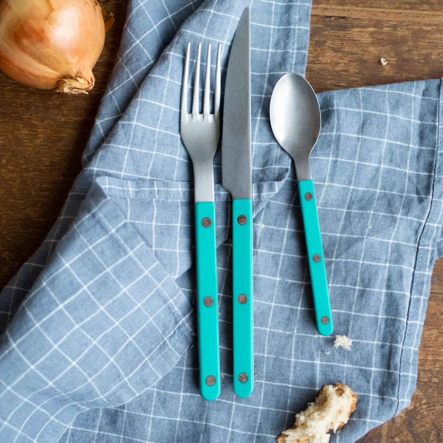 Sabre Paris Set Of 5 Pieces>Bistrot Vintage Solid, Turquoise