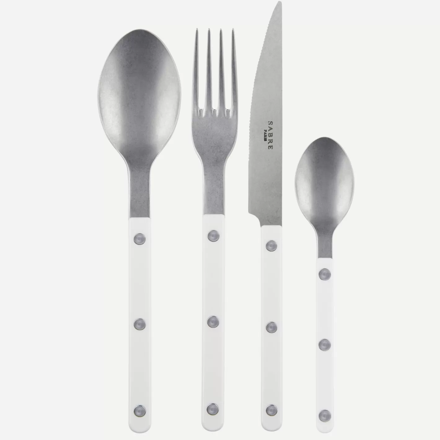 Sabre Paris 24 Pieces Set>Bistrot Vintage Solid, White