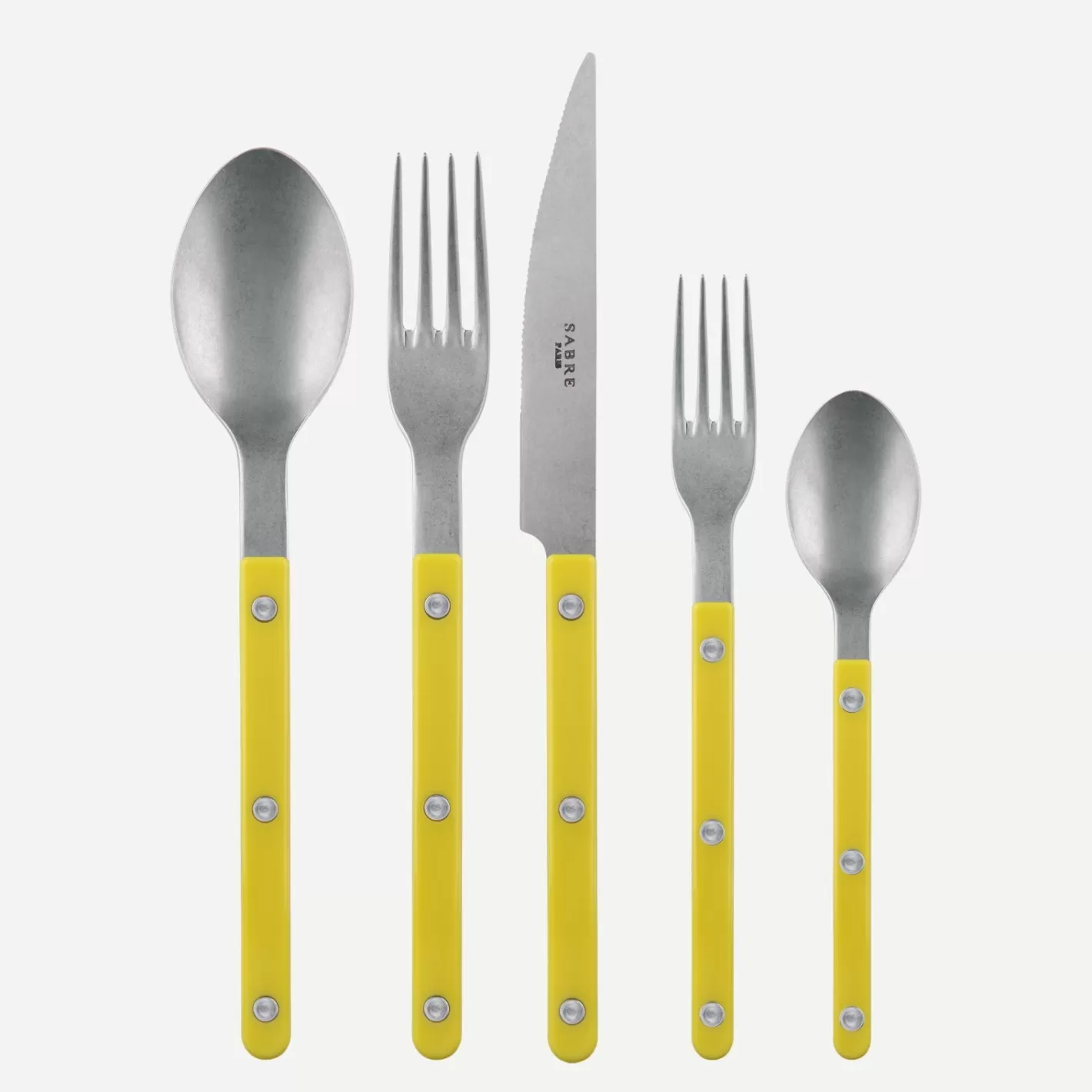 Sabre Paris Set Of 5 Pieces>Bistrot Vintage Solid, Yellow