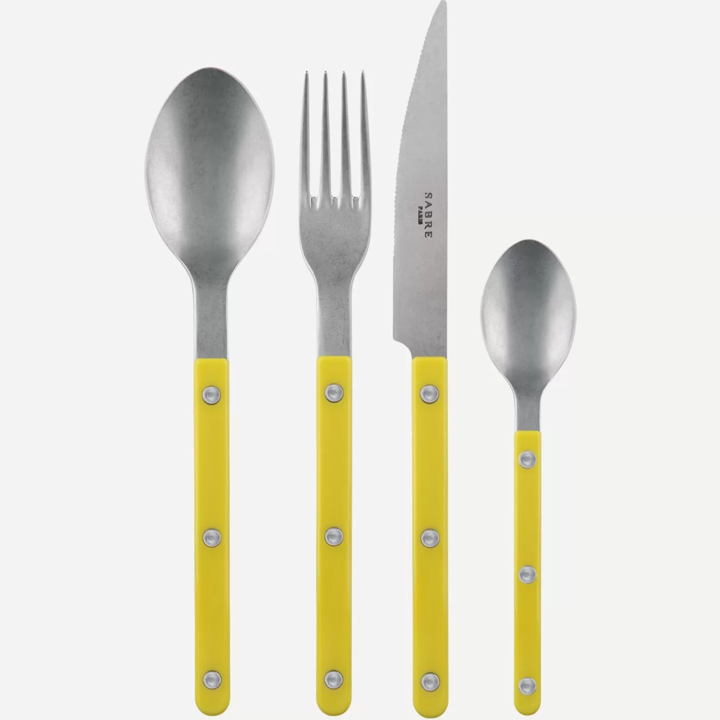 Sabre Paris 24 Pieces Set>Bistrot Vintage Solid, Yellow