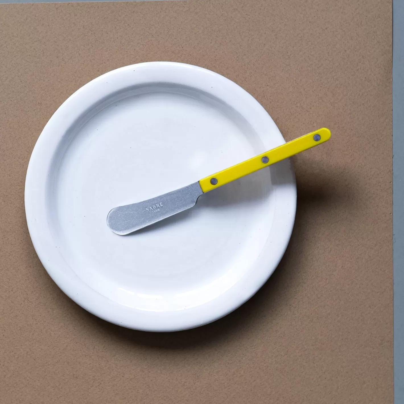 Sabre Paris Butter Spreader>Bistrot Vintage Solid, Yellow
