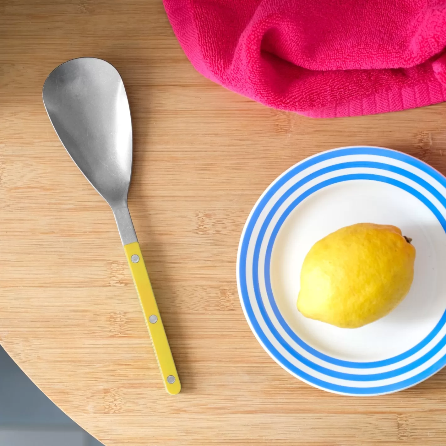 Sabre Paris Rice Spoon>Bistrot Vintage Solid, Yellow