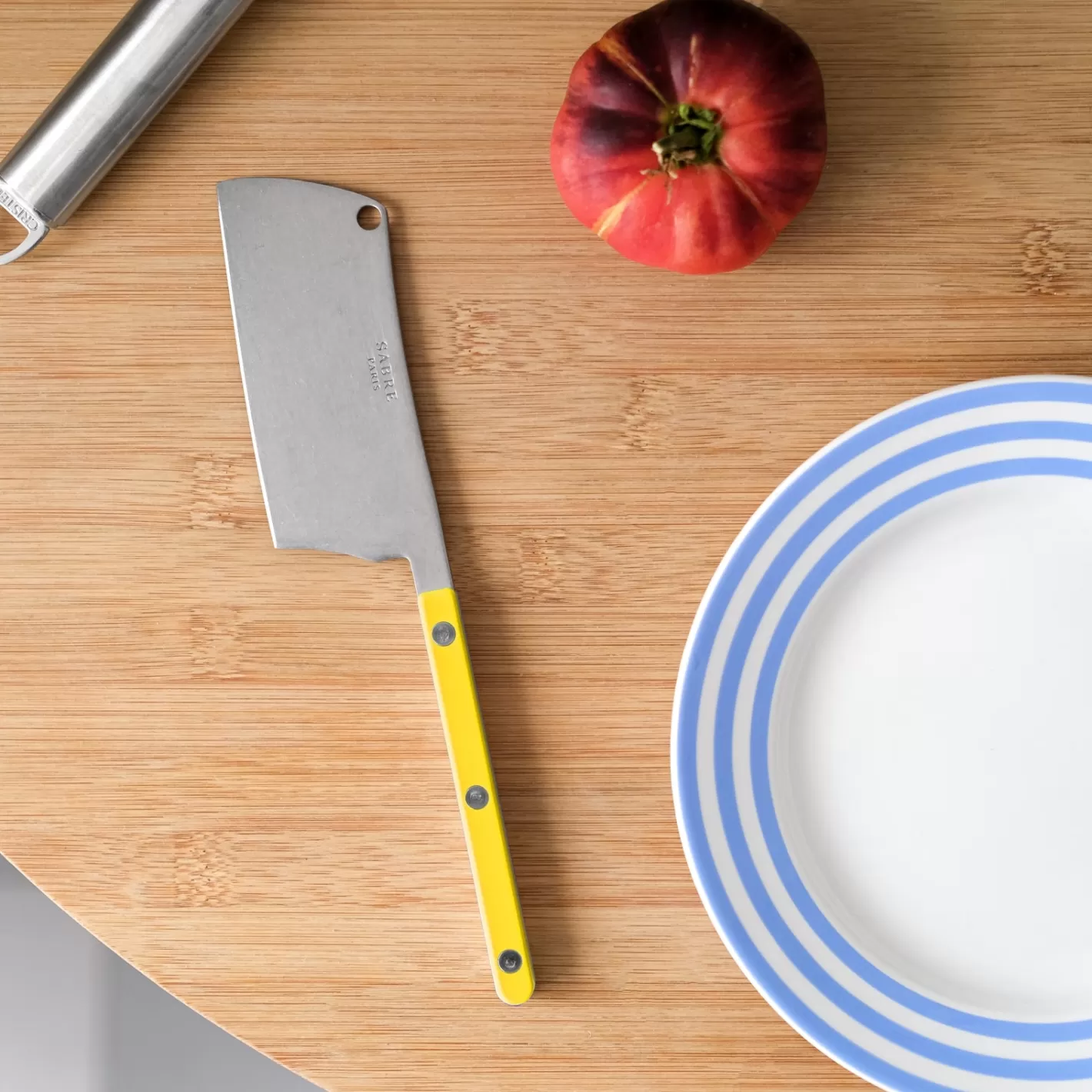 Sabre Paris Cheese Cleaver>Bistrot Vintage Solid, Yellow