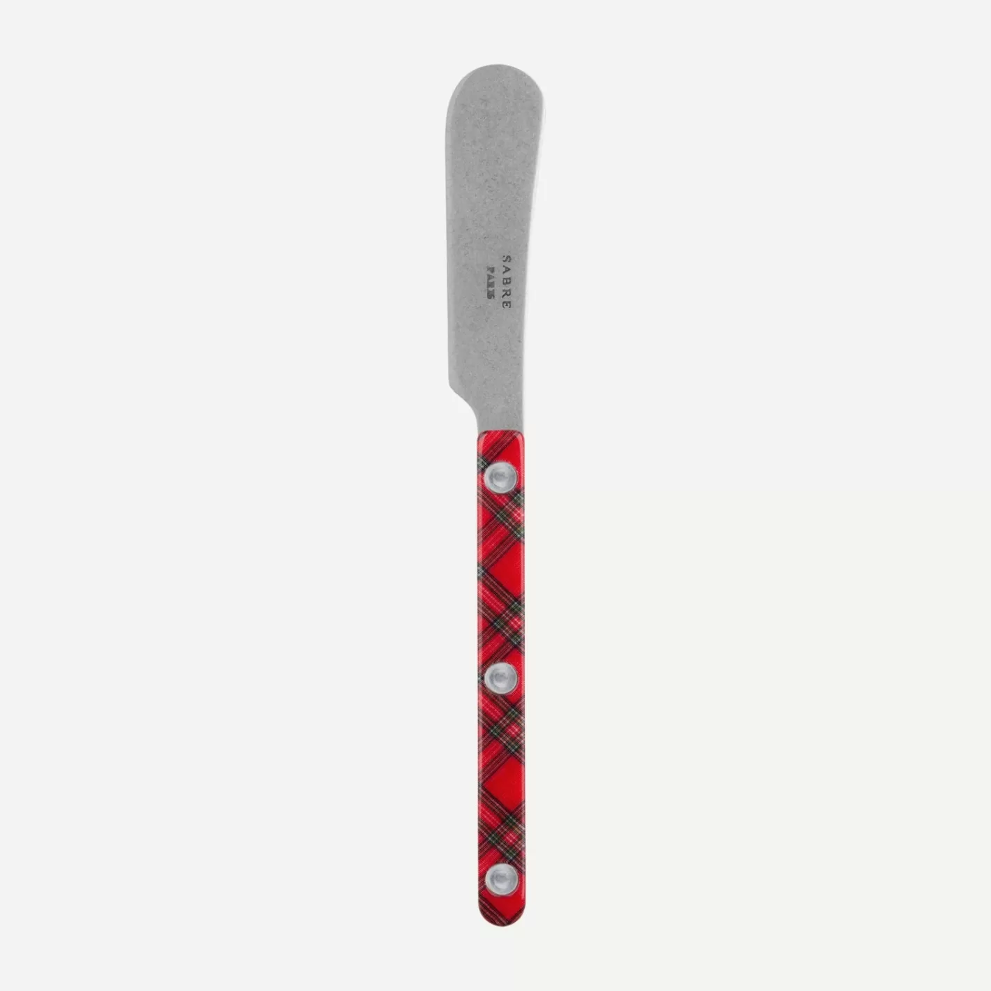 Sabre Paris Butter Spreader>Bistrot Vintage Tartan, Red