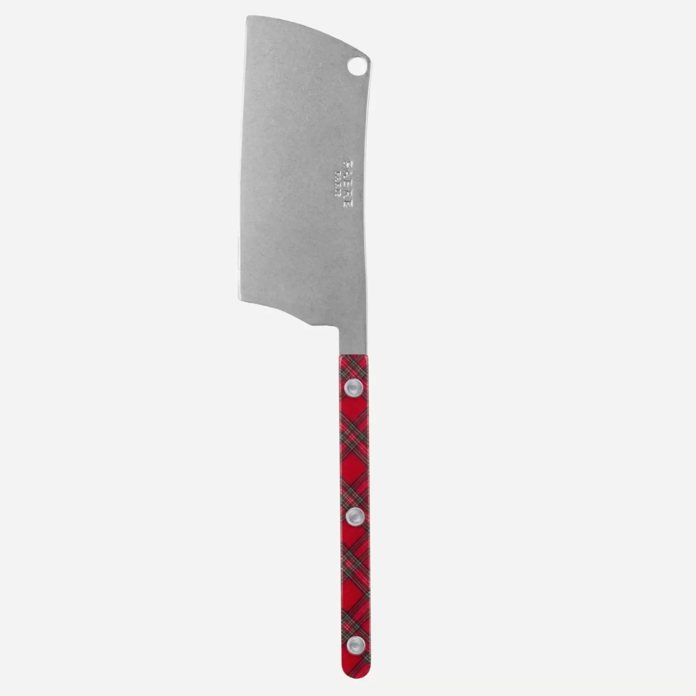 Sabre Paris Cheese Cleaver>Bistrot Vintage Tartan, Red