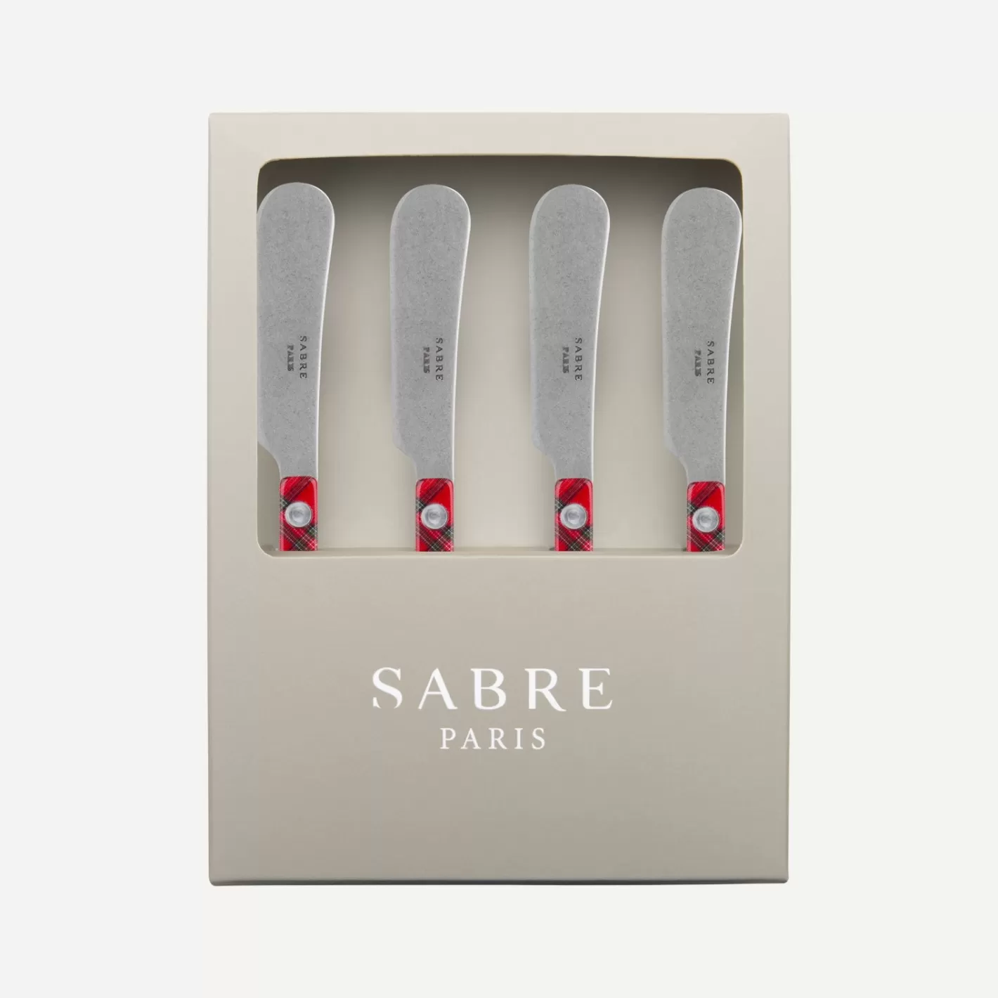 Sabre Paris Gift Boxes>Bistrot Vintage Tartan, Red