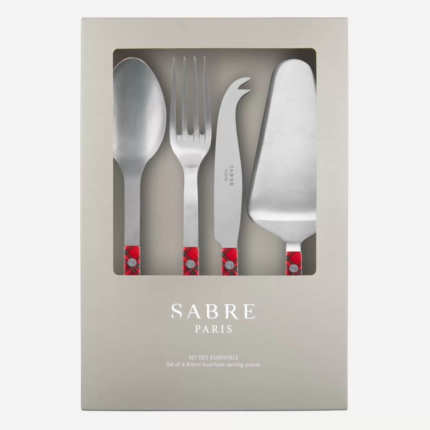 Sabre Paris Gift Boxes>Bistrot Vintage Tartan, Red