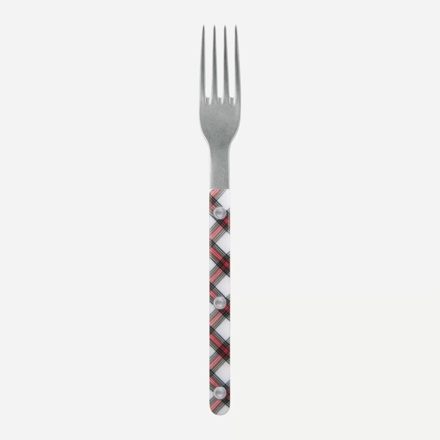 Sabre Paris Salad Fork>Bistrot Vintage Tartan, White
