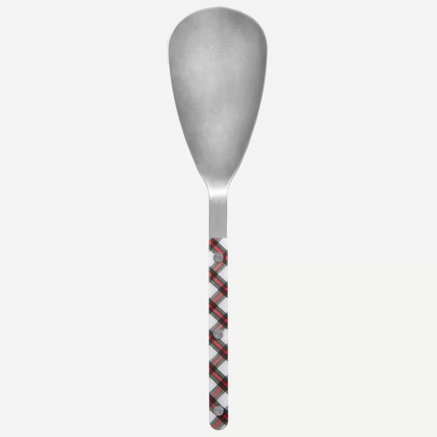Sabre Paris Rice Spoon>Bistrot Vintage Tartan, White