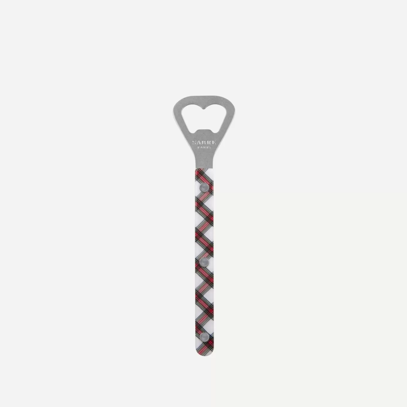 Sabre Paris Bottle Opener>Bistrot Vintage Tartan, White