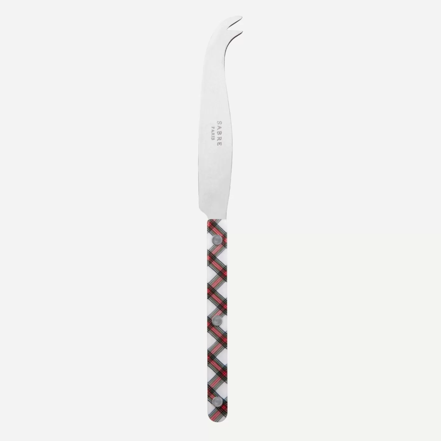 Sabre Paris Cheese Knife>Bistrot Vintage Tartan, White