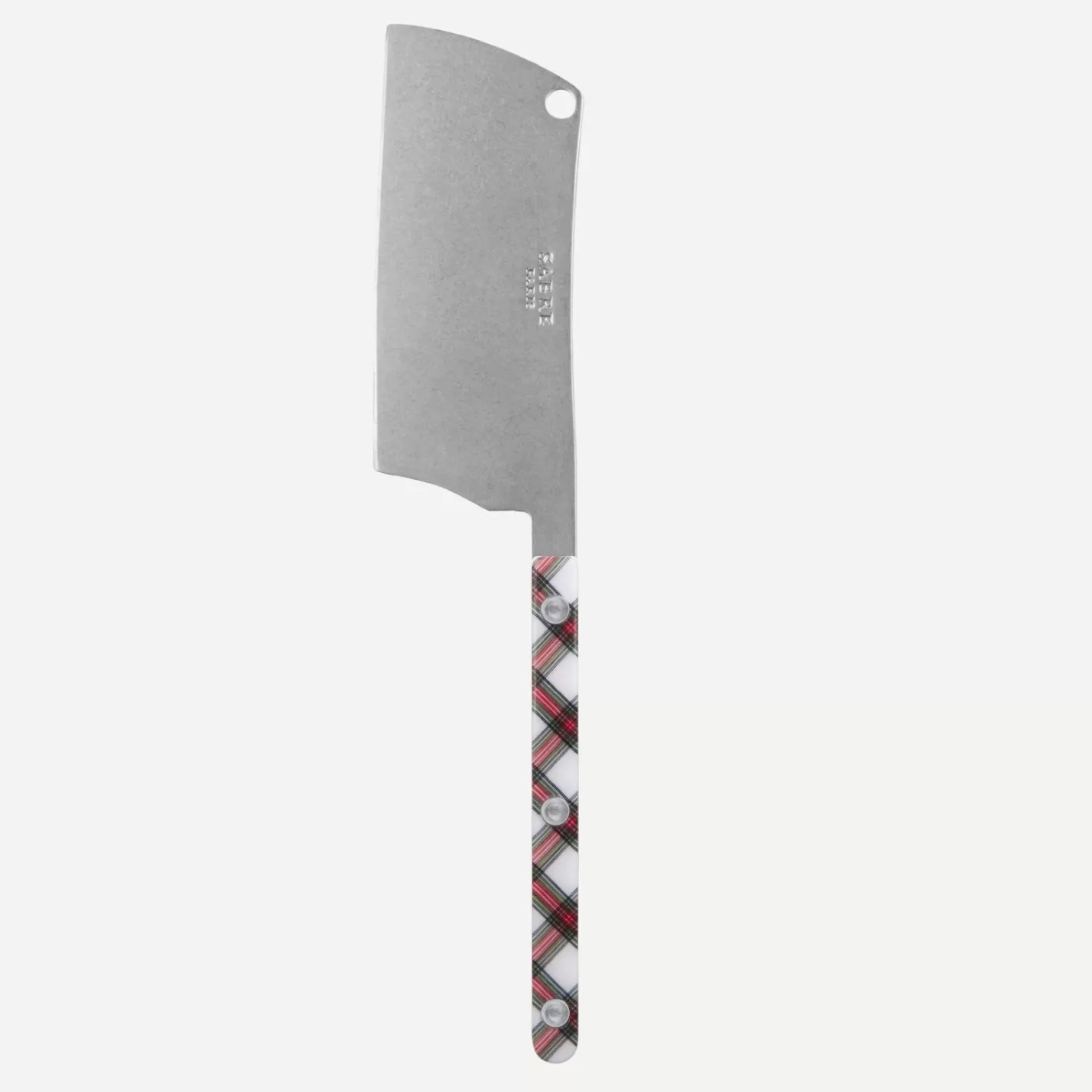 Sabre Paris Cheese Cleaver>Bistrot Vintage Tartan, White