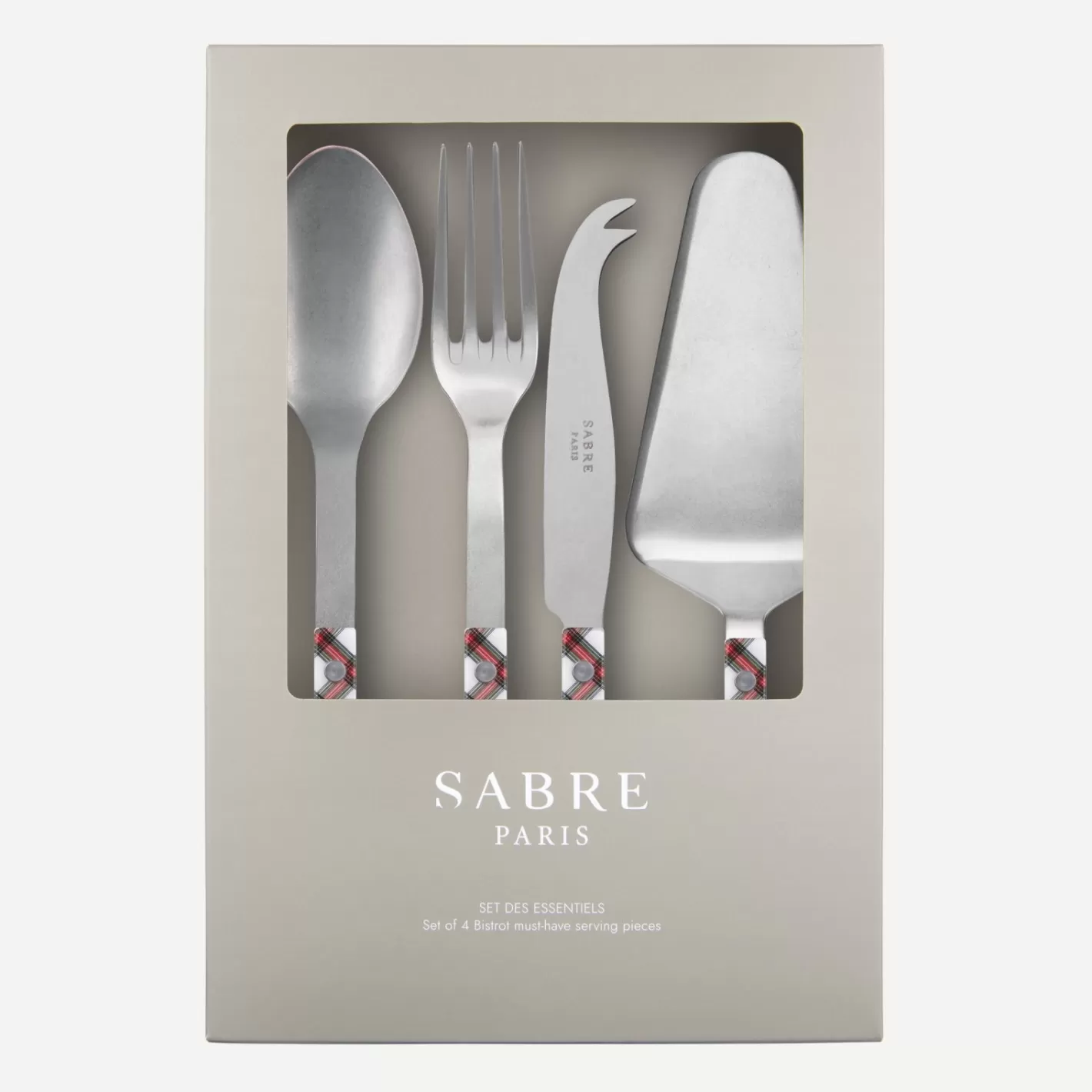 Sabre Paris Gift Boxes>Bistrot Vintage Tartan, White