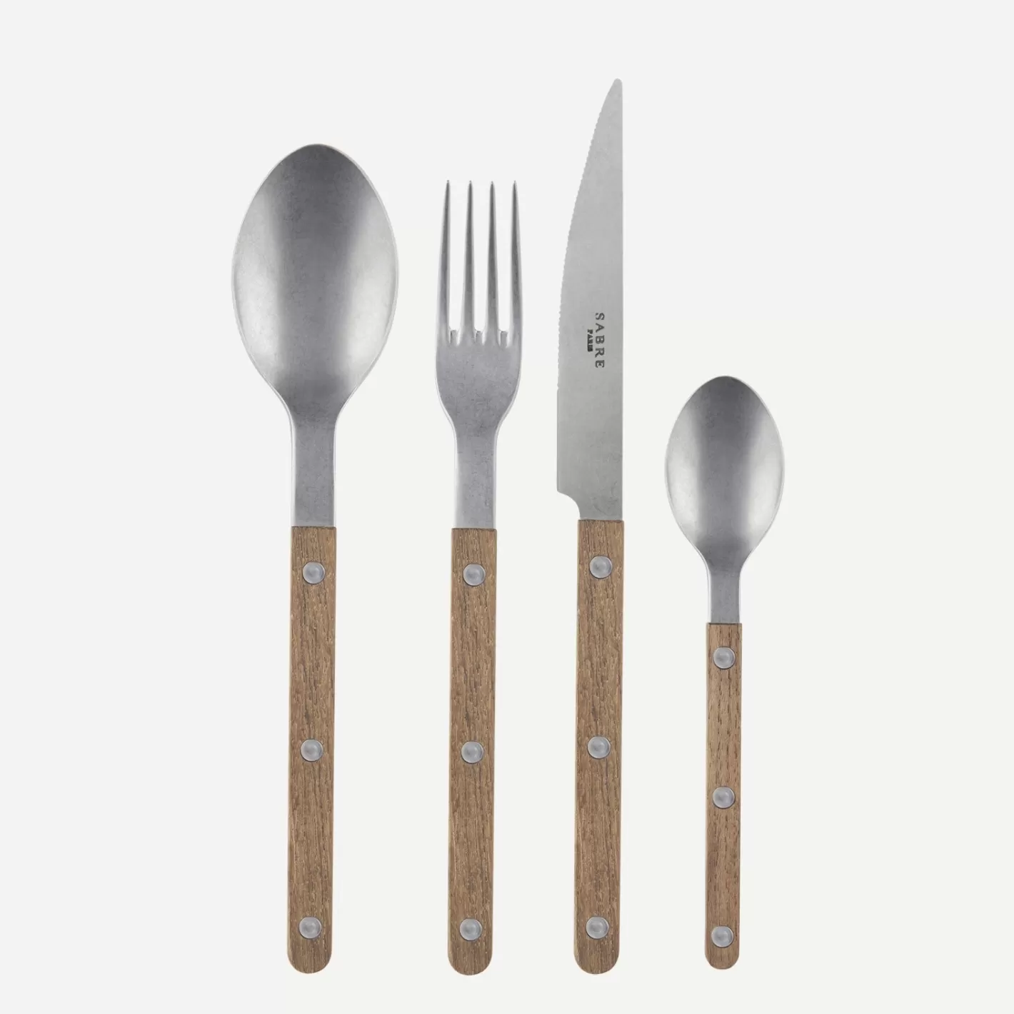 Sabre Paris Set Of 4 Pieces>Bistrot Vintage , Teak