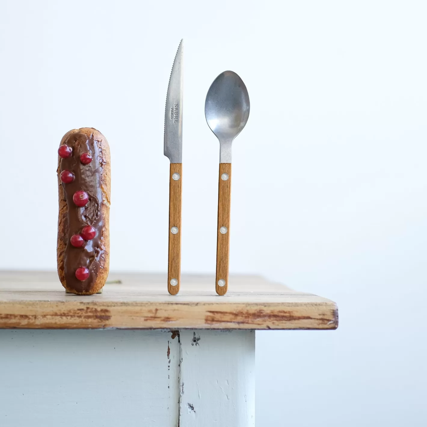 Sabre Paris Dessert Knife>Bistrot Vintage , Teak