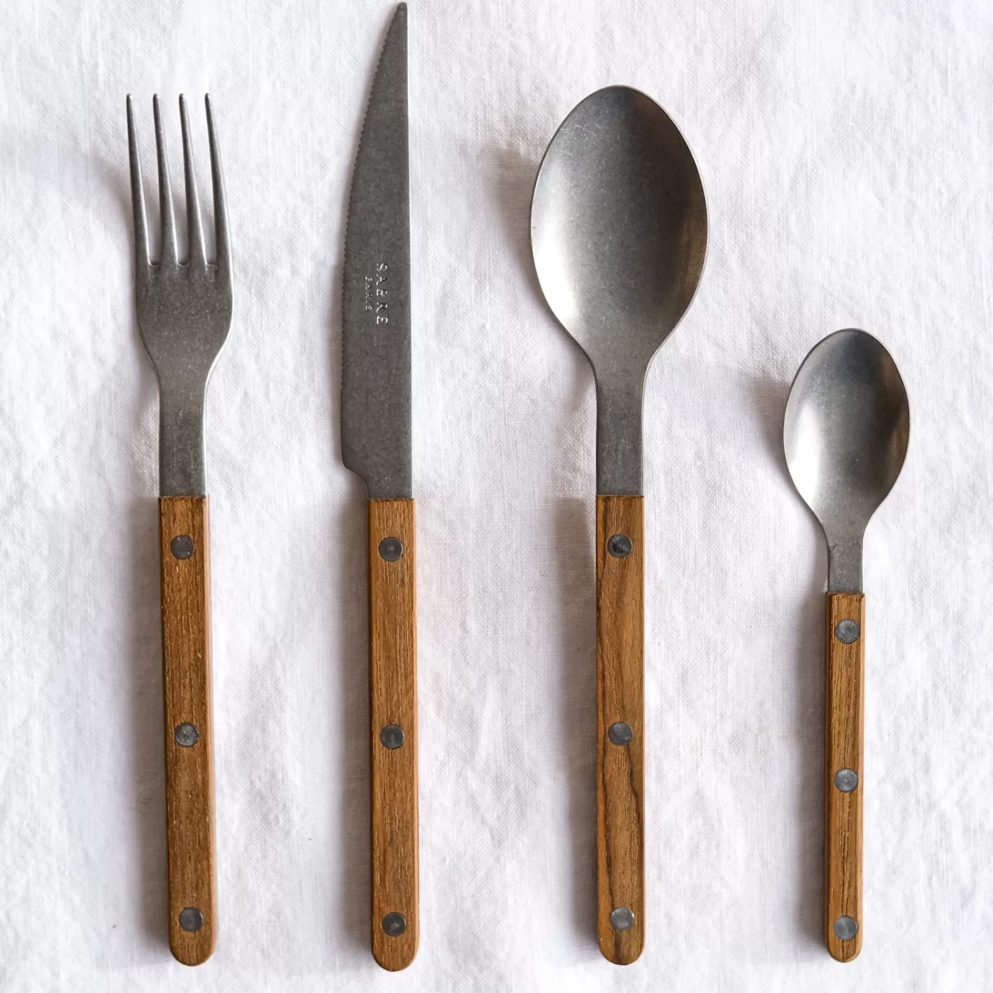 Sabre Paris Dinner Knife>Bistrot Vintage , Teak