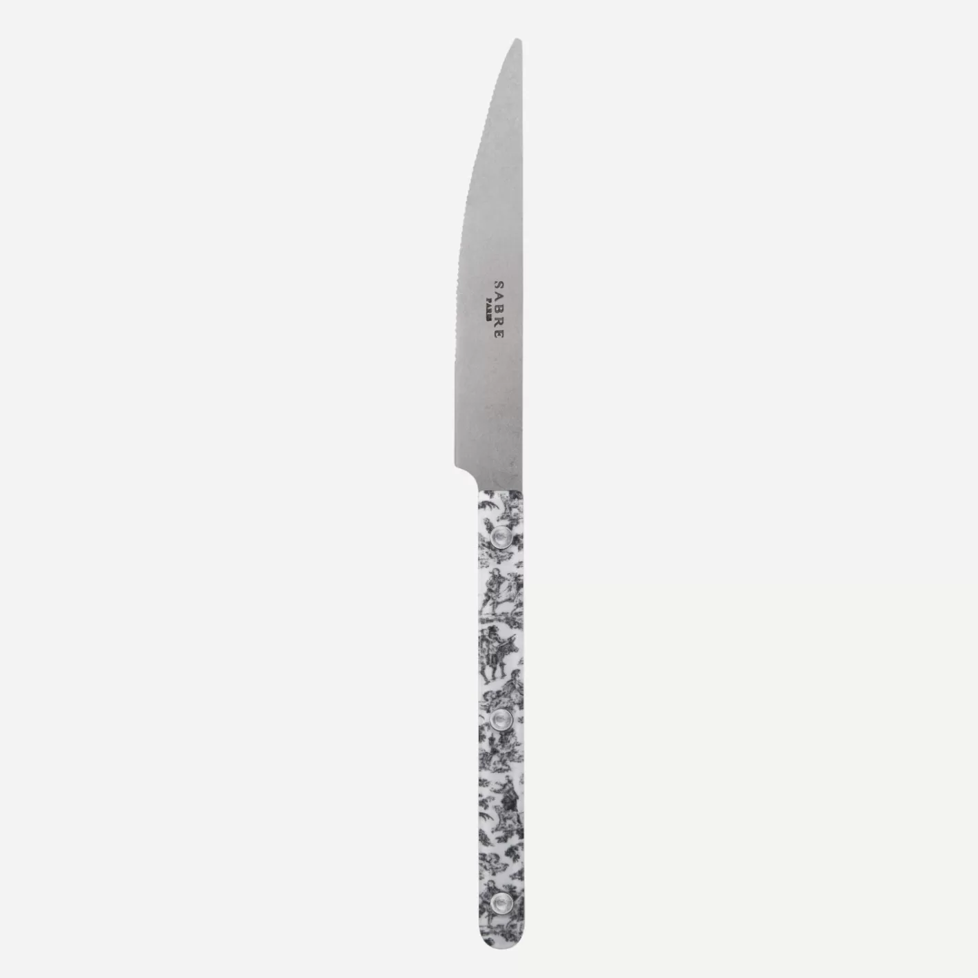 Sabre Paris Dinner Knife>Bistrot Vintage Toile, Black