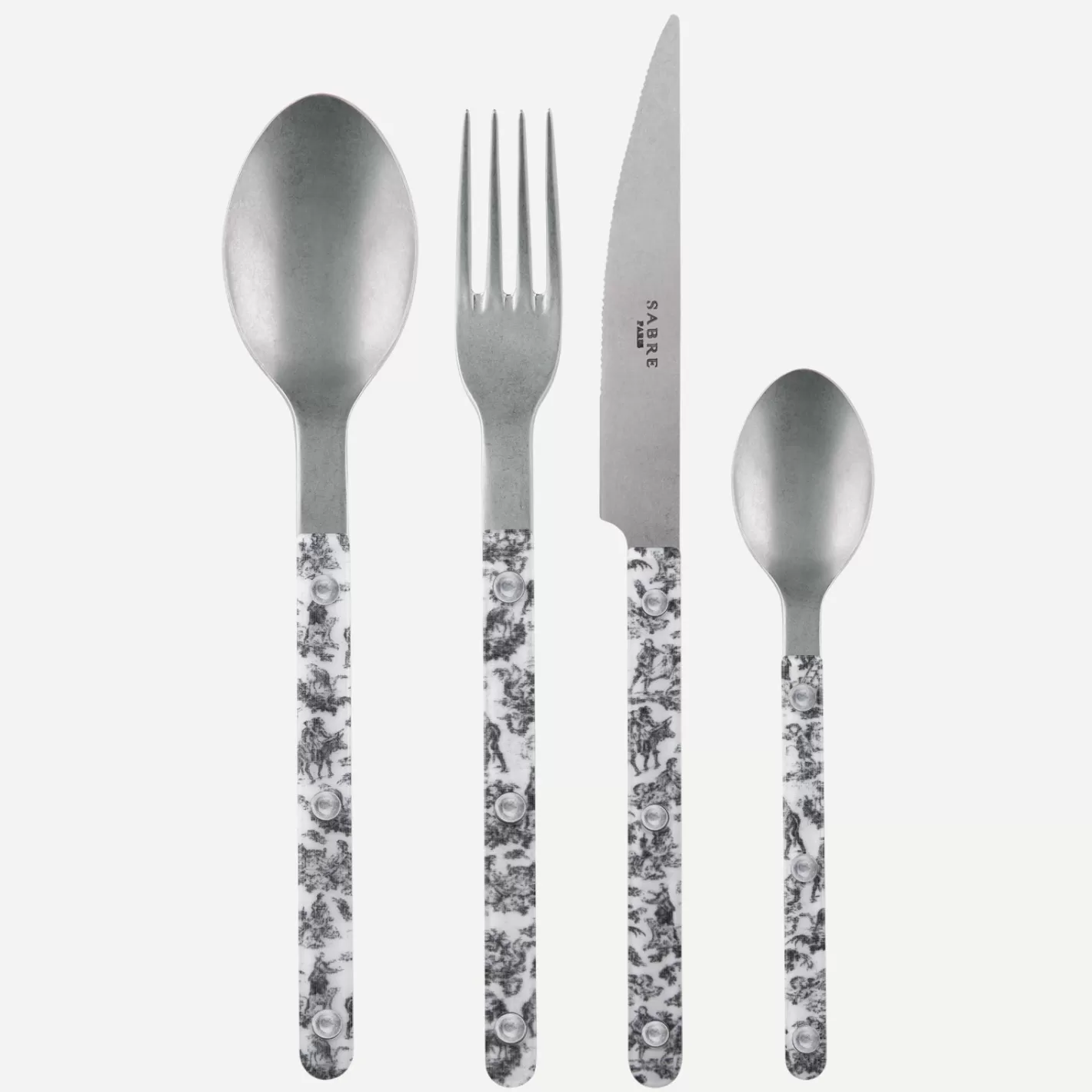 Sabre Paris 24 Pieces Set>Bistrot Vintage Toile, Black