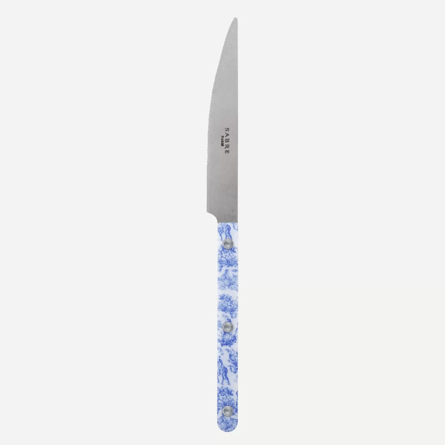 Sabre Paris Dinner Knife>Bistrot Vintage Toile, Blue