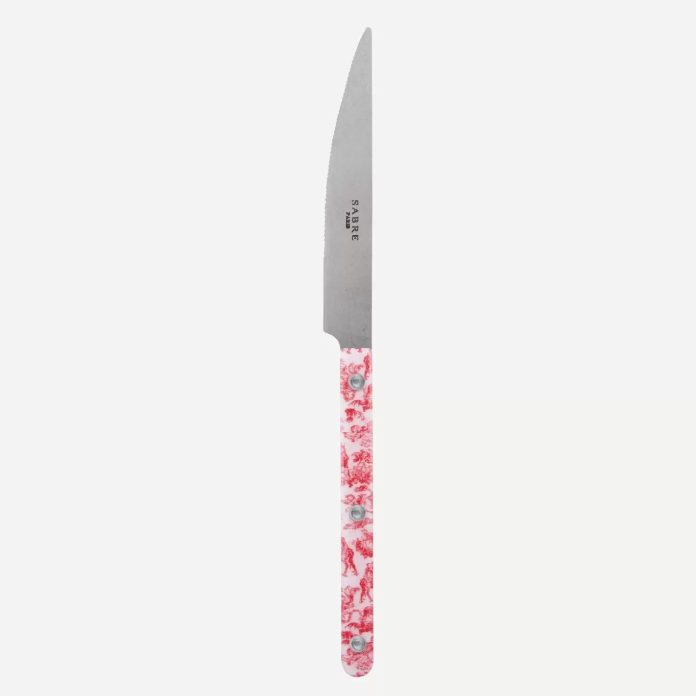 Sabre Paris Dinner Knife>Bistrot Vintage Toile, Red