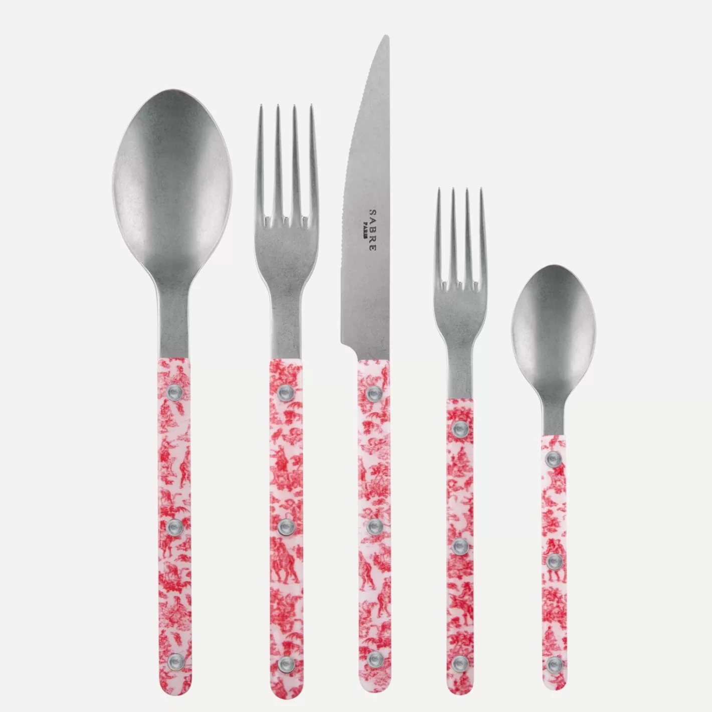 Sabre Paris Set Of 5 Pieces>Bistrot Vintage Toile, Red