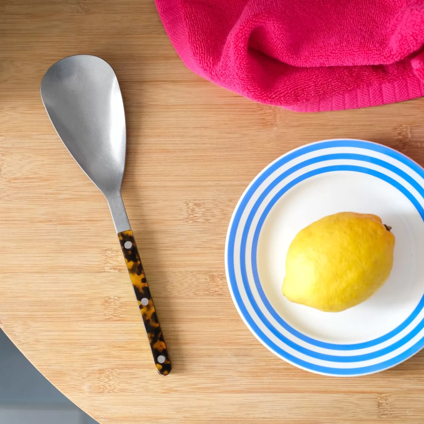 Sabre Paris Rice Spoon>Bistrot Vintage Tortoise, Faux Tortoise