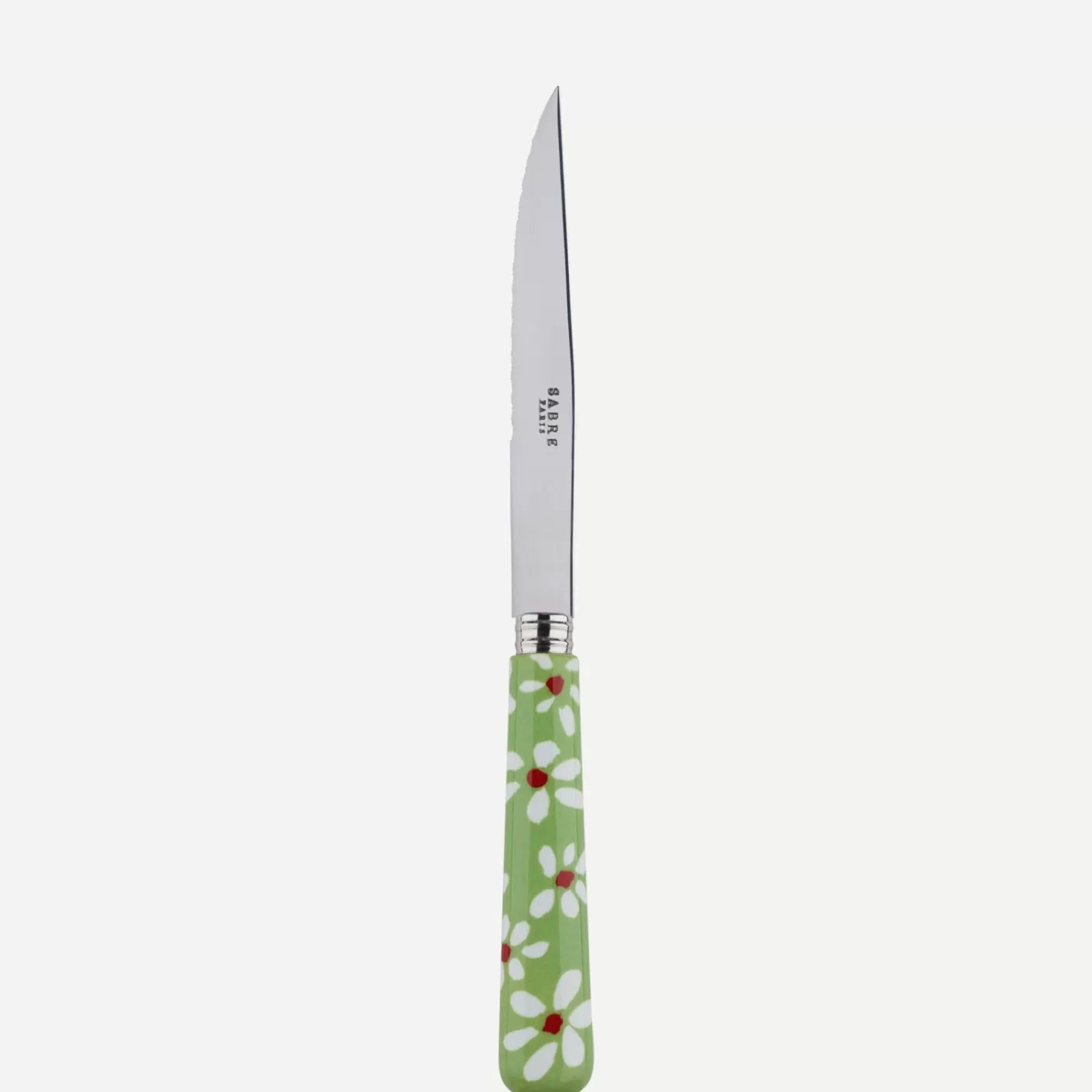 Sabre Paris Steak Knife>Daisy, Garden green