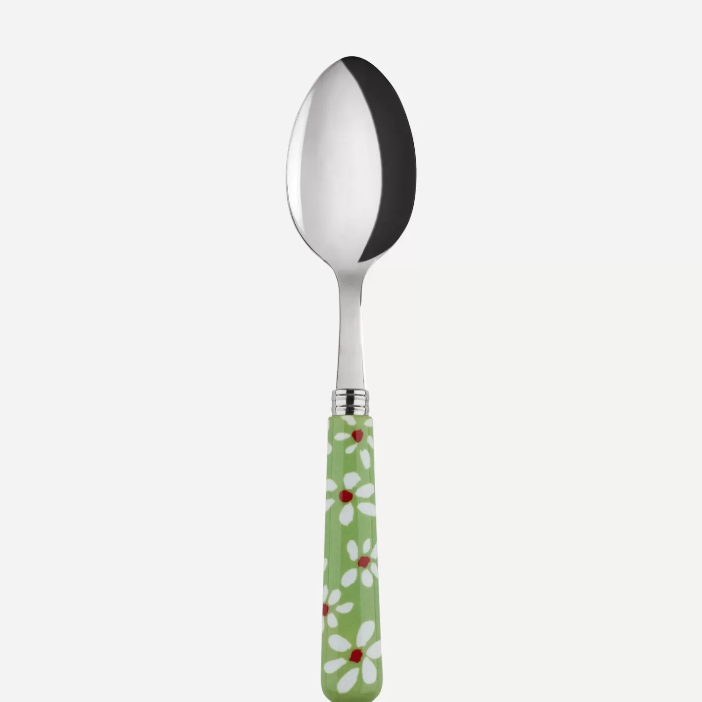 Sabre Paris Soup Spoon>Daisy, Garden green