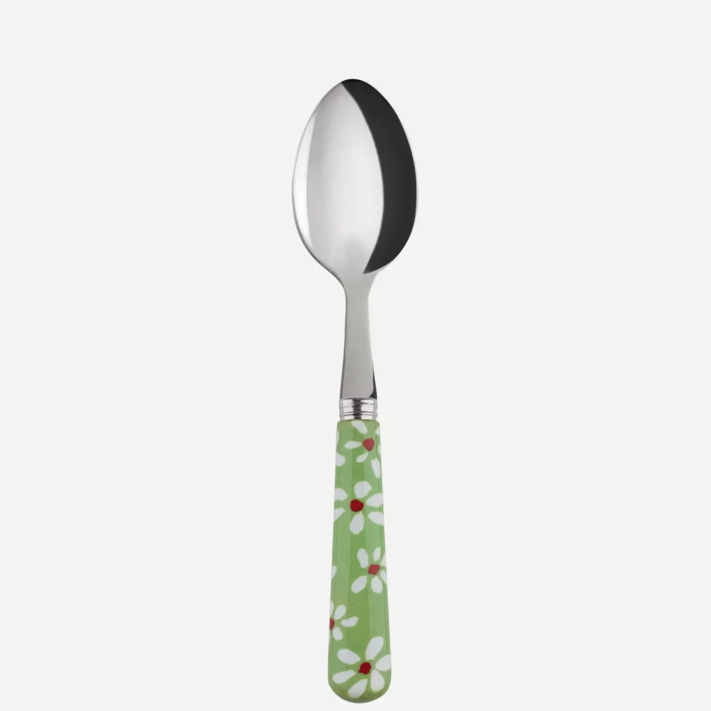 Sabre Paris Teaspoon>Daisy, Garden green