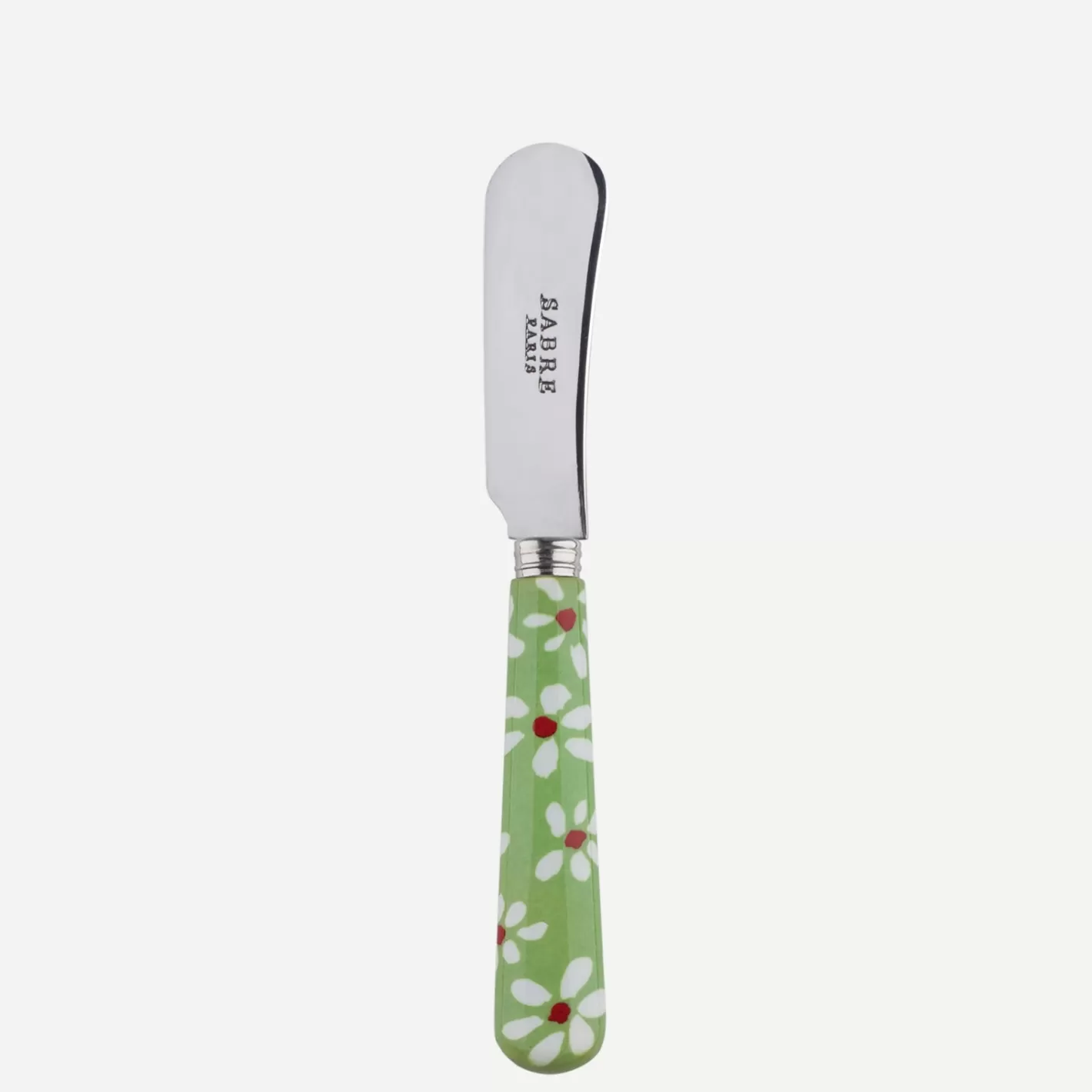 Sabre Paris Butter Spreader>Daisy, Garden green