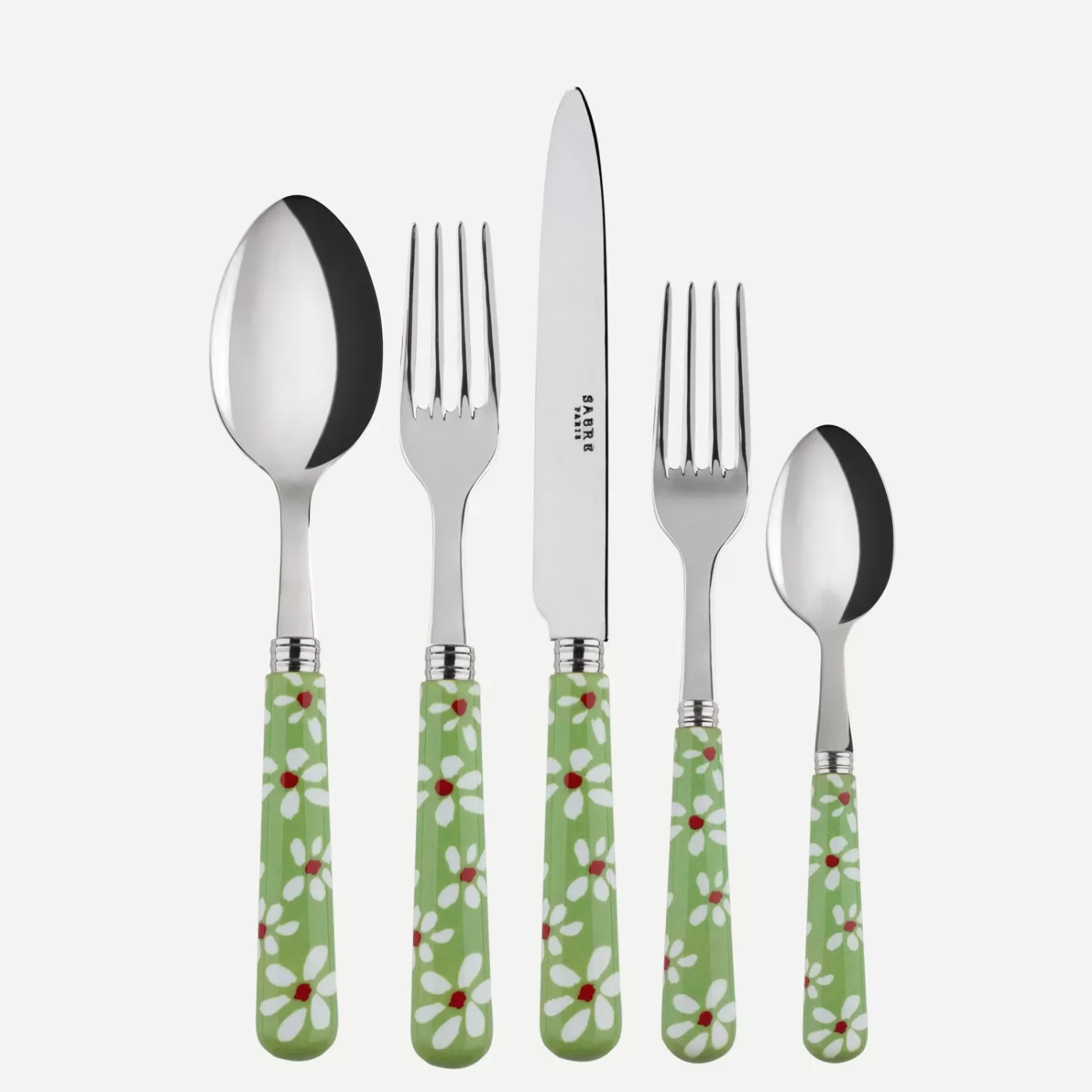 Sabre Paris Set Of 5 Pieces>Daisy, Garden green