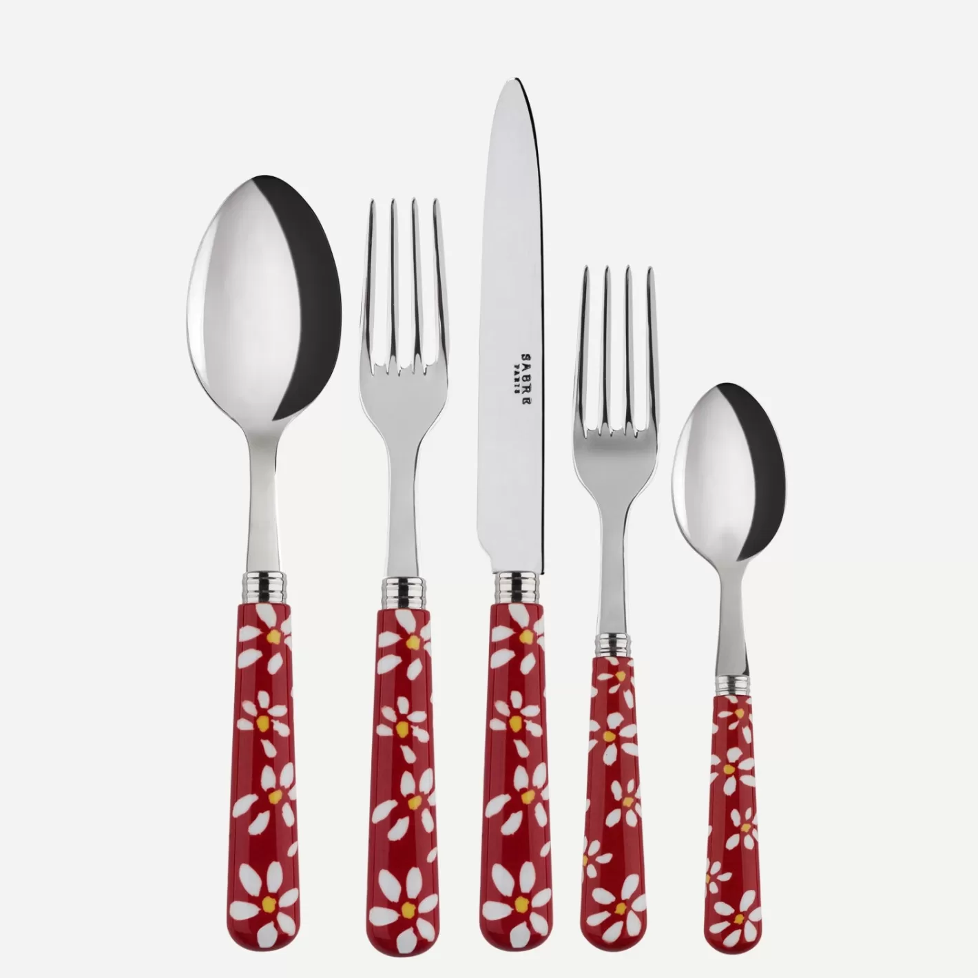 Sabre Paris Set Of 5 Pieces>Daisy, Red