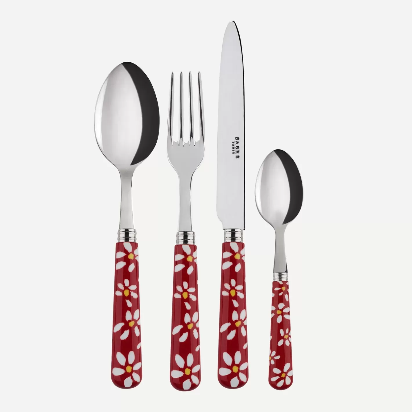 Sabre Paris Set Of 4 Pieces>Daisy, Red