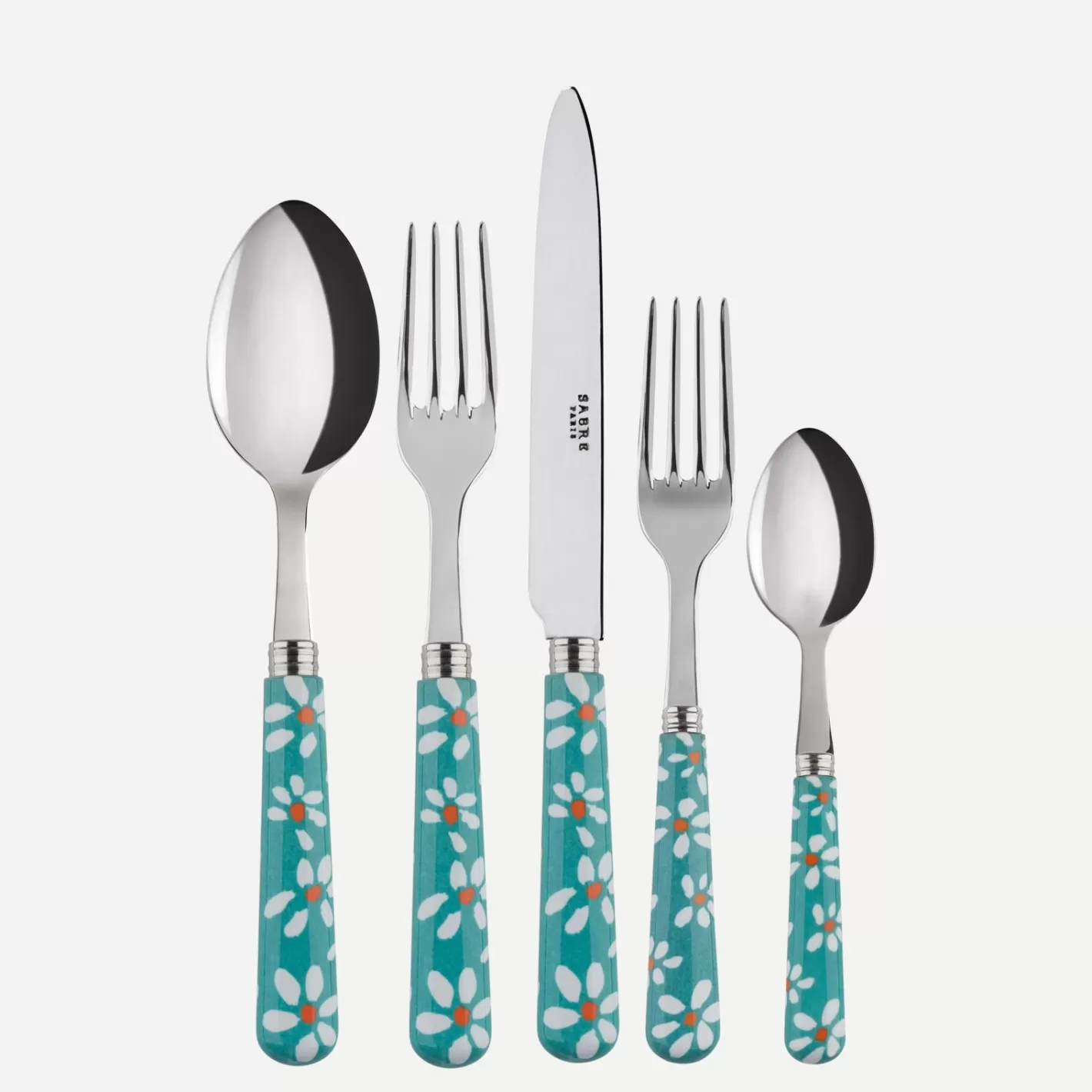 Sabre Paris Set Of 5 Pieces>Daisy, Turquoise