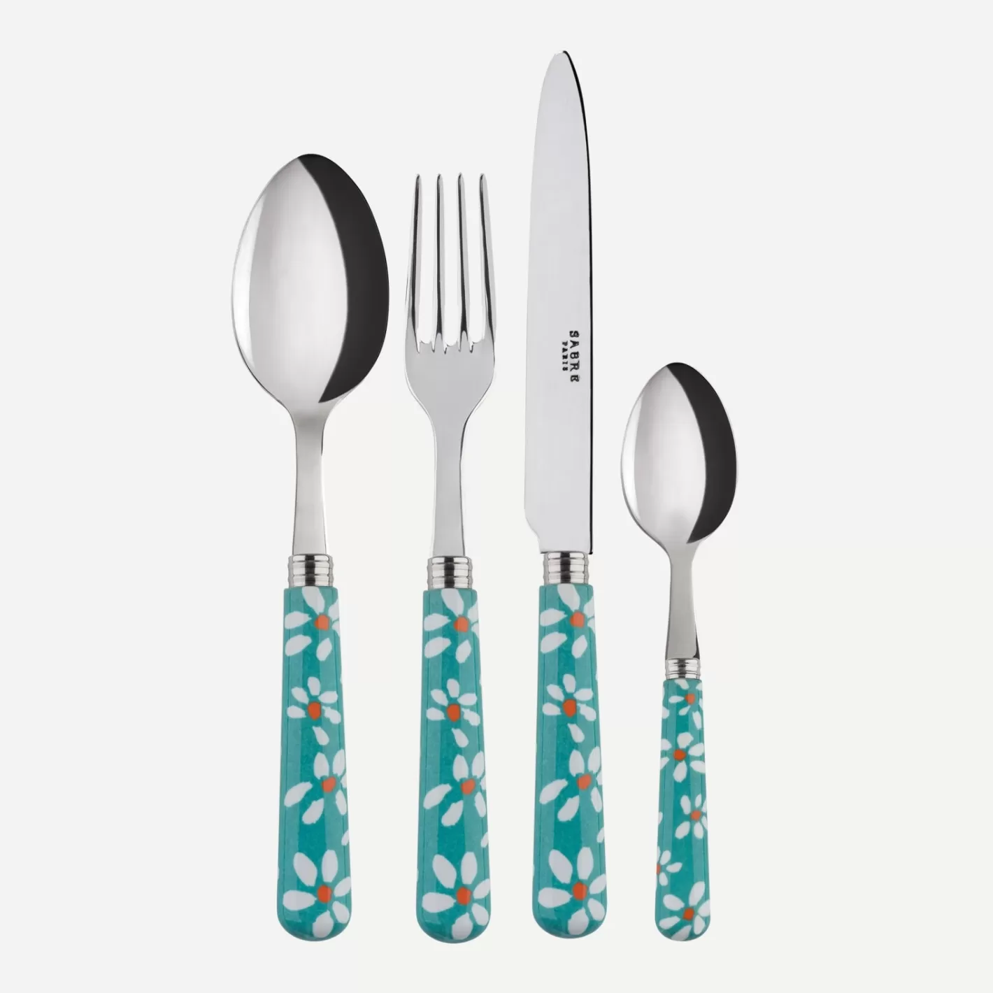 Sabre Paris Set Of 4 Pieces>Daisy, Turquoise