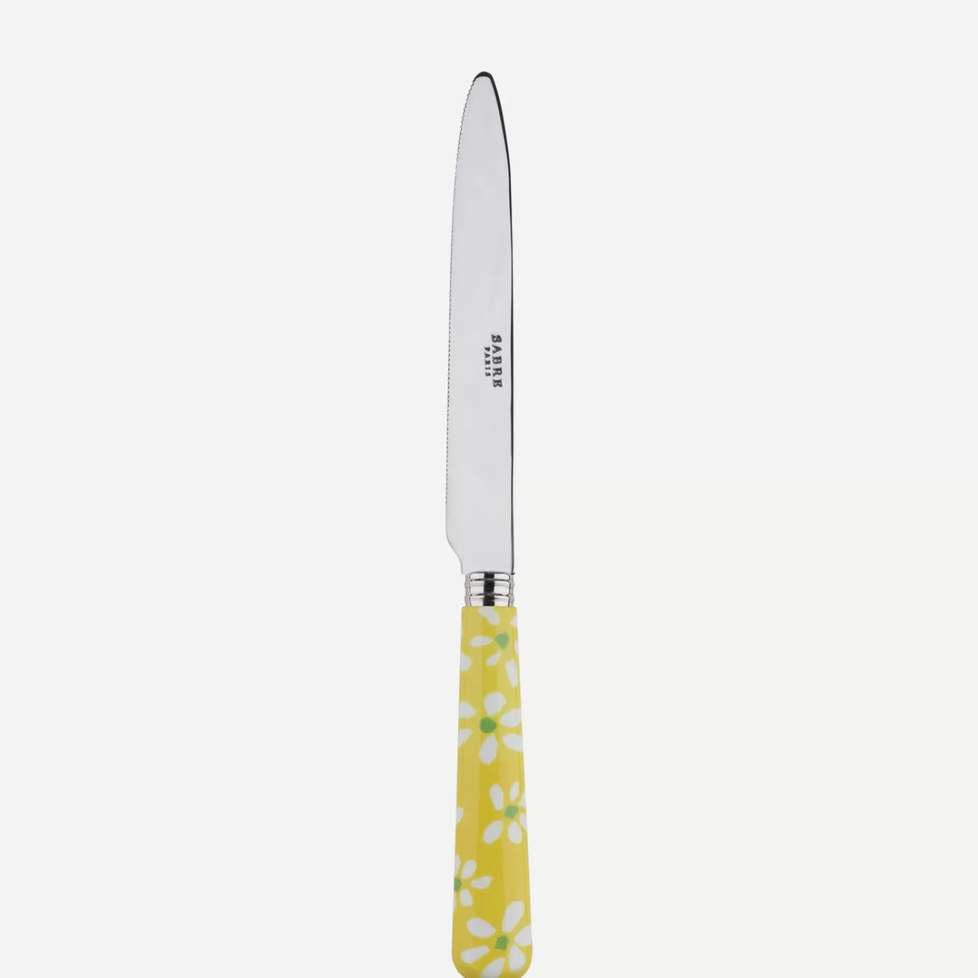 Sabre Paris Serrated Dinner Knife Blade>Daisy, Yellow