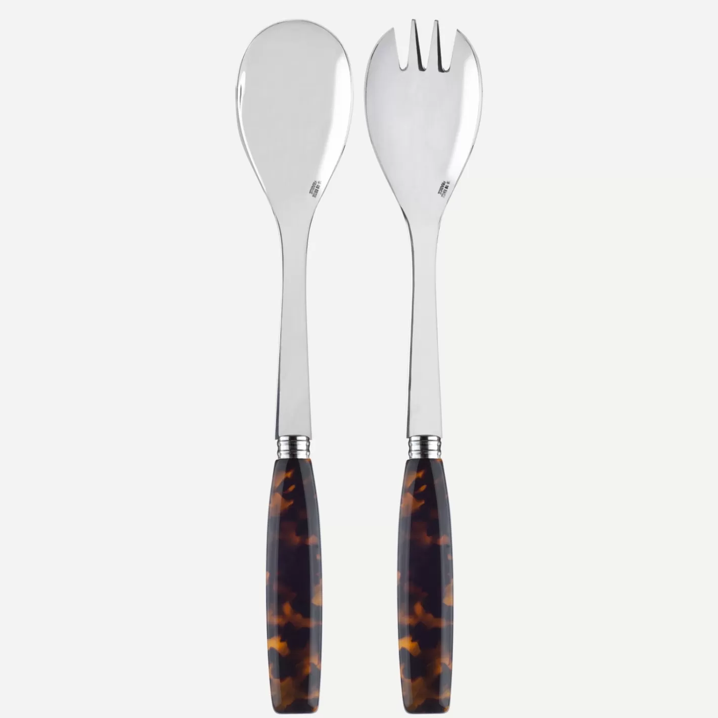 Sabre Paris Salad Set>Djembe, Faux Tortoise