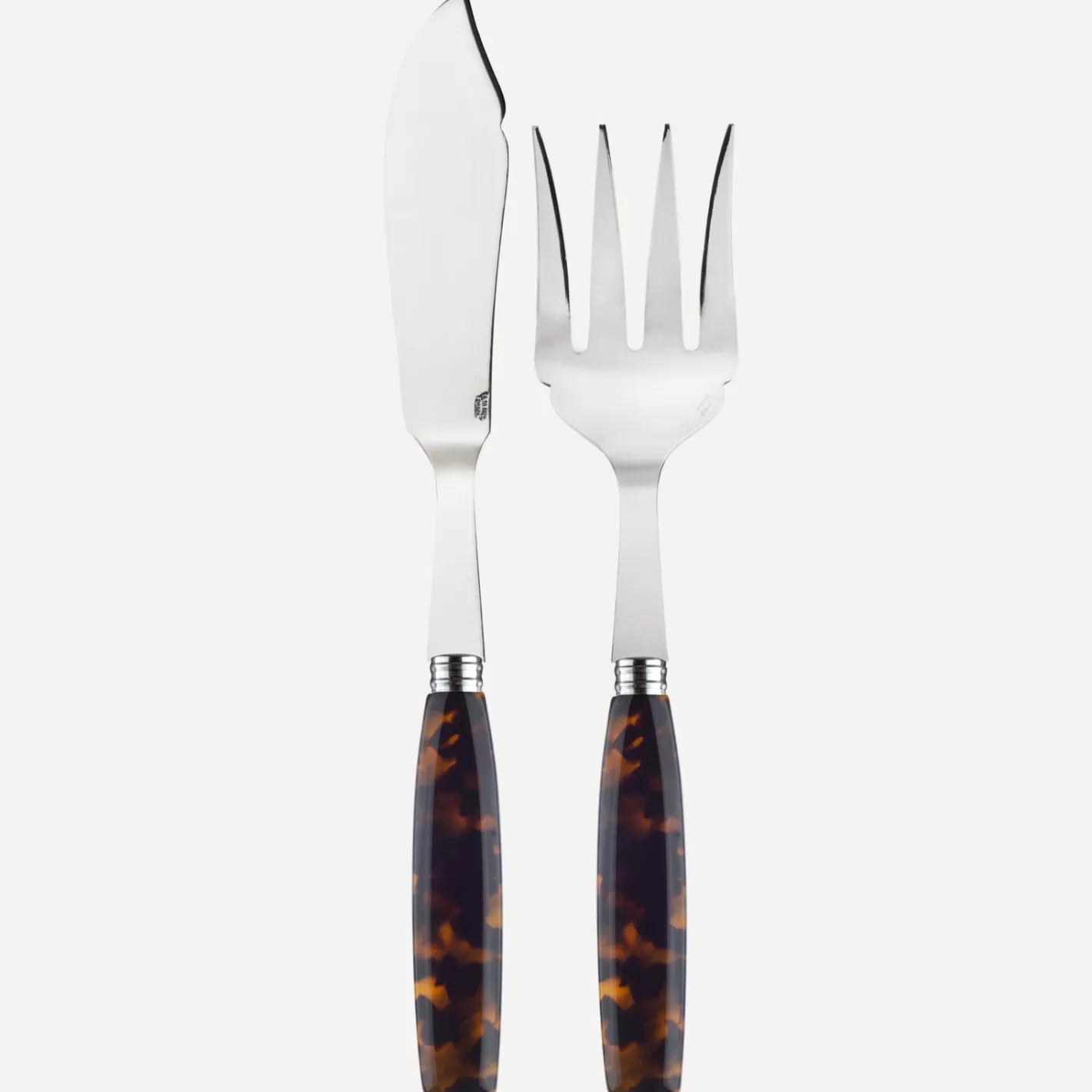 Sabre Paris Fish Serving Set>Djembe, Faux Tortoise