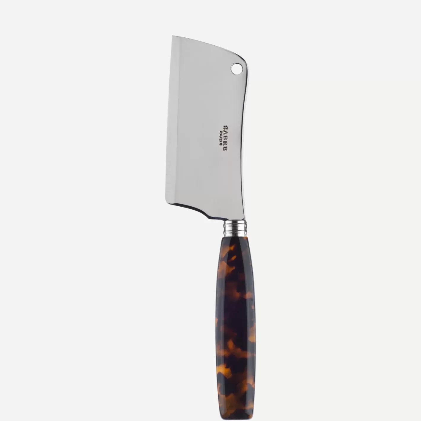 Sabre Paris Cheese Cleaver>Djembe, Faux Tortoise