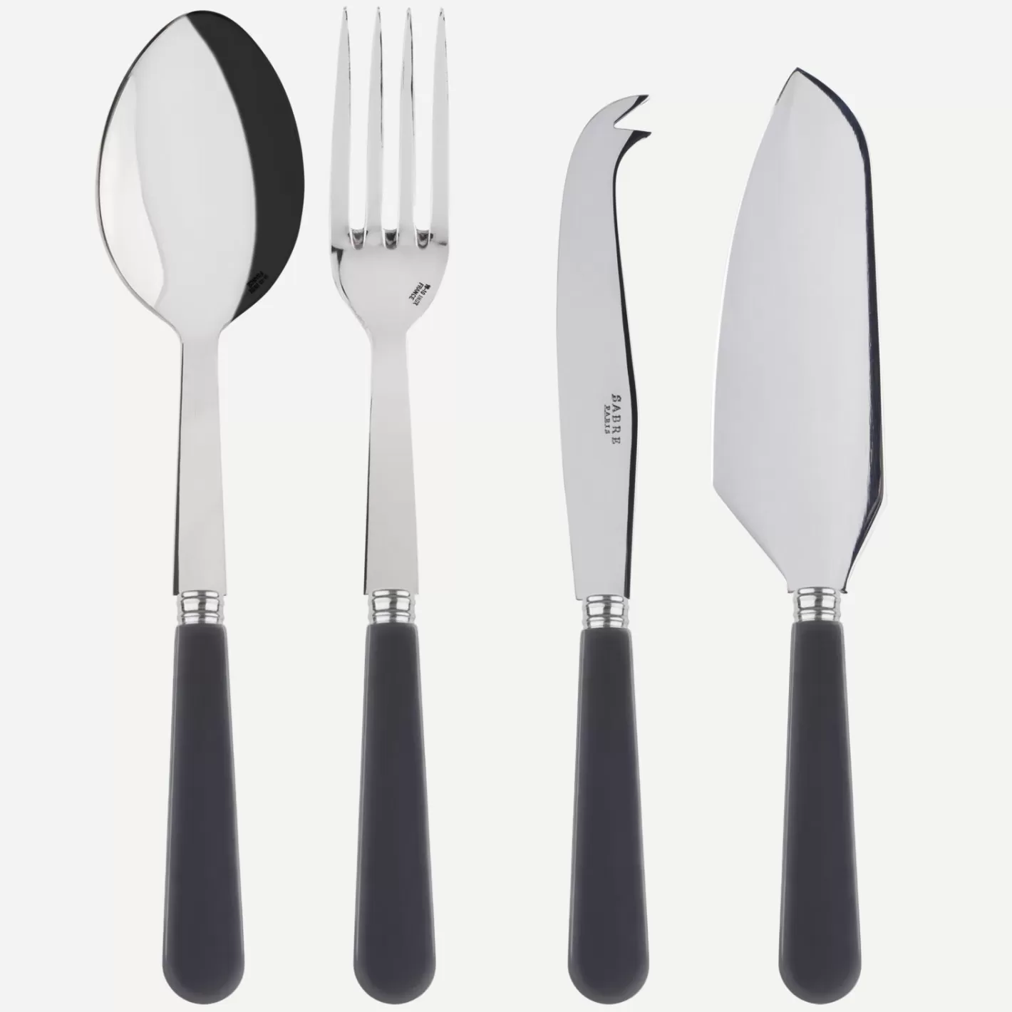 Sabre Paris Set Of 4 Must-Have Serving Pieces>Duo, Dark grey