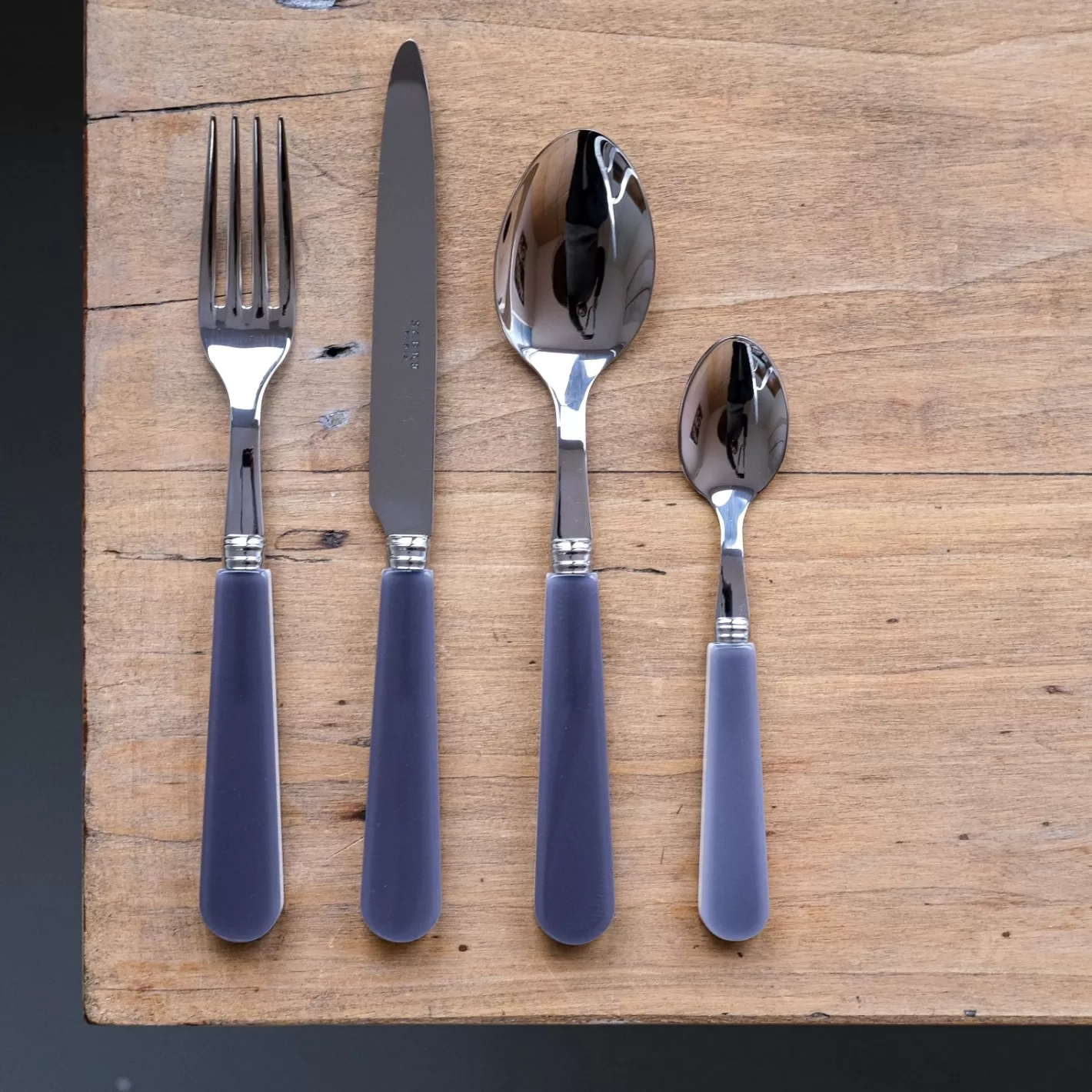 Sabre Paris Soup Spoon>Duo, Dark grey