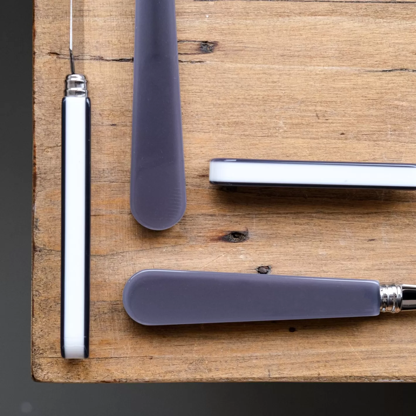 Sabre Paris Cheese Knife>Duo, Dark grey